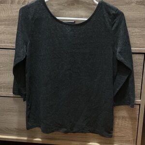 J. Crew Black Long Sleeve Tee